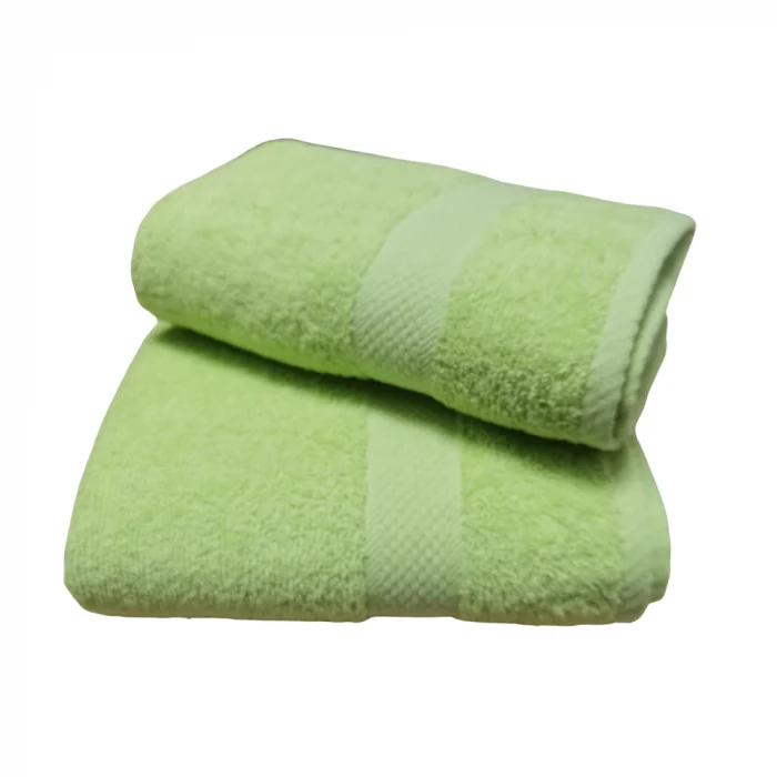 Prosop Best Cotton - Pastel uni, 100% Bumbac, verde - imagine 2