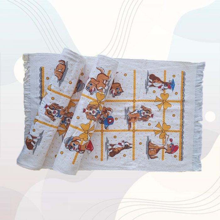 Set 3 prosoape de bucatarie Best Cotton - model ciucuri, 100% Bumbac, 40x60 cm  28 - imagine 3