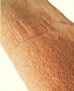 Prosop Best Cotton Greek Border color - 70% Bumbac, 30% poliester, 450g/mp , orange