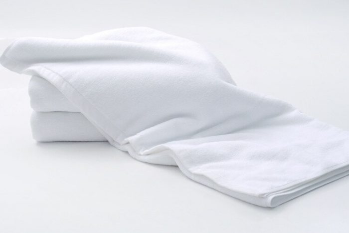 Prosop jacquard - Best Cotton Hotel, fara model - 70x140 cm - 100% bumbac, 600 g, alb - imagine 3