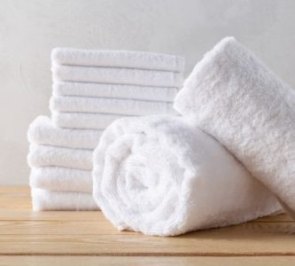 engros Pachet 6 prosoape Jacquard baie pentru maini Greek Border - 100% bumbac, 30x50 cm, alb 4 engros-lazy