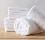 Pachet 10 prosoape Best Cotton Hotel fara model - 50x90 cm, 100% bumbac - imagine 2