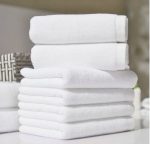 Prosop pentru sauna Best Cotton Hotel, fara model - 90x150 cm - 100% Bumbac, alb - imagine 9