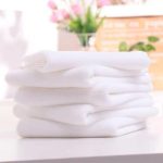 Prosop jacquard - Best Cotton Hotel, fara model - 30x50 cm - 100% bumbac, 450 g, alb