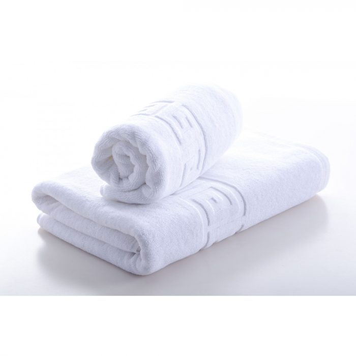 Pachet prosoape Best Cotton Hotel - Greek Border Jacquard - 100% bumbac, alb, mixt - 2 buc 70x140 cm; 2 buc 50x90 cm; 2 buc 50x70 cm si 2 buc 30x50 cm - imagine 5