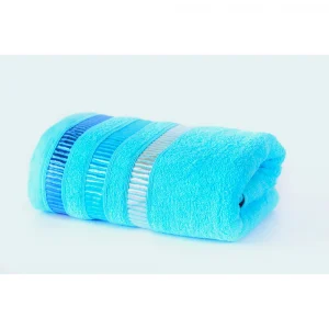 engros Pachet 2 prosoape baie Best Cotton - 100% bumbac, 50x90 cm, mov cu perle 6 engros-lazy