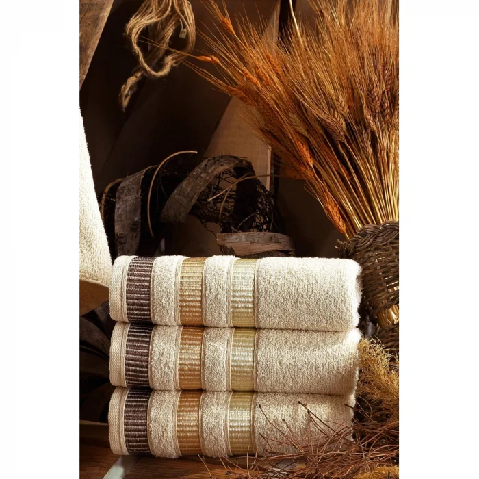 Prosop Best Cotton - Pastel Ingie, 100% Bumbac, bej - imagine 3