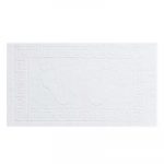 Prosop Best Cotton Hotel - Greek Border Jacquard, 100% Bumbac, 50x70 cm, pentru picioare, alb, 600g/mp - imagine 6
