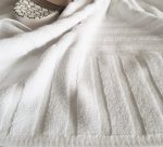 Pachet 3 prosoape Best Cotton Waves 3 - pentru picioare - 100% Bumbac, 50x70 cm, alb, 500g/mp - imagine 8