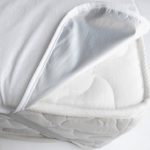 Protectie IMPERMEABILA pentru saltea Best Cotton – 100x200 cm, alb