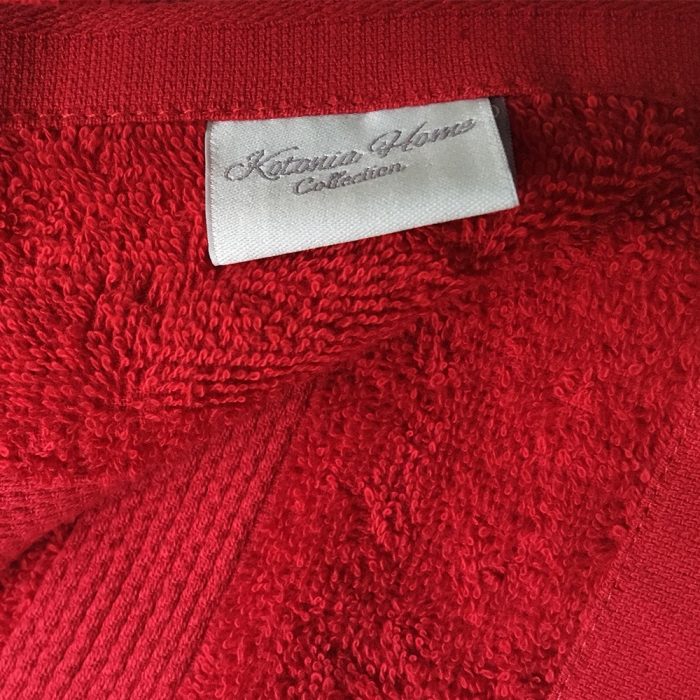 Prosop Best Cotton Deco - 50x90 cm, 100% bumbac, rosu - imagine 2