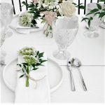 Servete de masa Best Cotton Hotel - 10 bucati, 100% bumbac, percale, dimensiunea 35x35 cm, albe - imagine 5