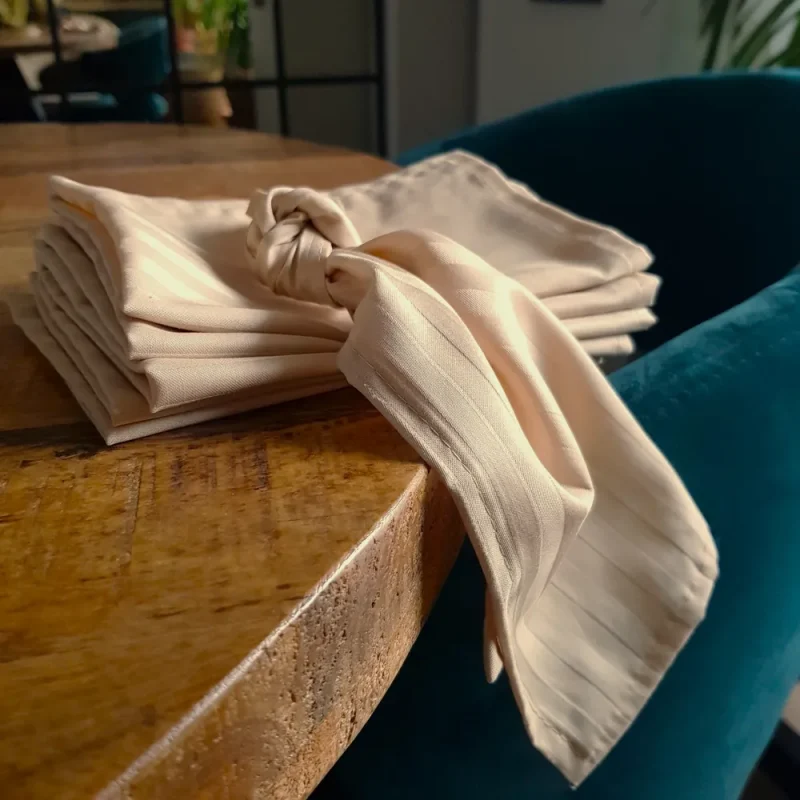 engros-servete de masa astoria home damasc saten deco 1 cm bumbac cappuccino restaurant 6