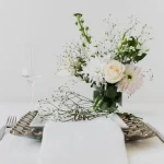 Servete de masa Best Cotton - 24x38 cm, Damasc Saten DeLux, 100% bumbac, alb - 10 bucati - imagine 2