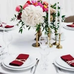 Fata de masa Best Cotton - rotunda cu diametrul 240 cm, 100% bumbac, Damasc Saten DeLux, alb - imagine 3