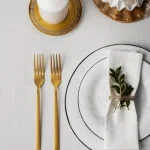 10 Servetele masa Best Cotton Hotel, 100% bumbac, Ranforce Pakistan, dimensiunea 25x45 cm, albe - imagine 7