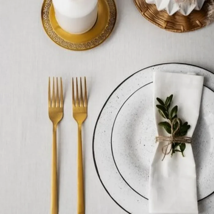 10 Servetele masa Best Cotton Hotel, 100% bumbac, Ranforce Pakistan, dimensiunea 25x45 cm, albe - imagine 7