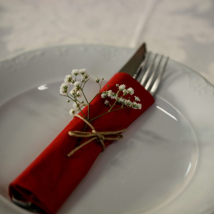 10 Servetele masa Best Cotton Hotel, 100% bumbac, Ranforce, dimensiunea 35x45 cm, rosu - imagine 2