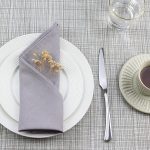 10 Servetele masa Best Cotton Hotel, 100% bumbac, Ranforce, dimensiunea 35x45 cm, gri light - imagine 3