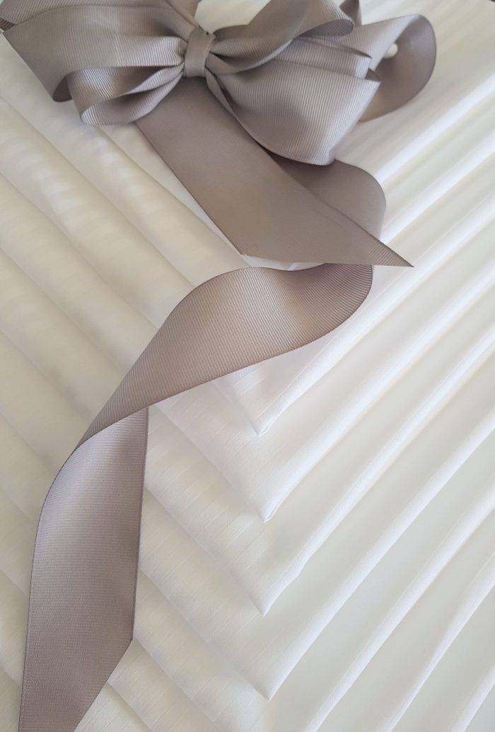 Servetele masa Best Cotton Hotel, 100% bumbac, Damasc Saten, dimensiunea 45x45 cm, 10 buc, latime dungi 0.5 cm - imagine 8