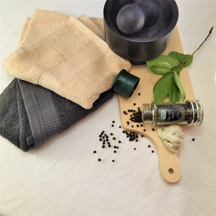 Set 2 prosoape bucatarie Best Cotton Deco 28 - 100% Bumbac, 30x50 cm - imagine 2