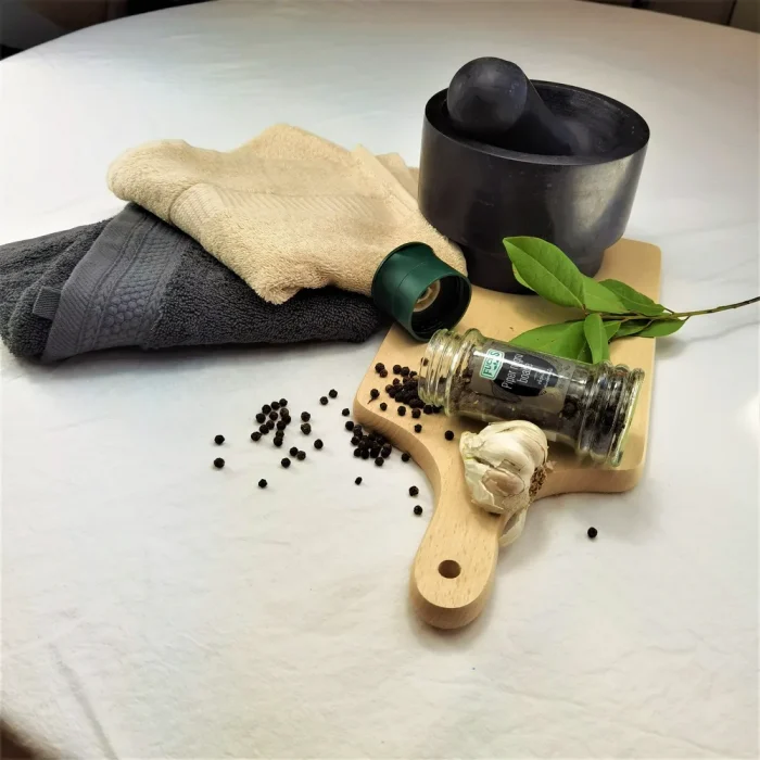 Set 2 prosoape bucatarie Best Cotton Deco 28 - 100% Bumbac, 30x50 cm - imagine 3