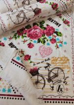 Set 3 prosoape de bucatarie Best Cotton - model ciucuri, 100% Bumbac, 40x60 cm 34 - imagine 2