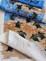 Set 3 prosoape de bucatarie Best Cotton - model ciucuri, 100% Bumbac, 40x60 cm 30