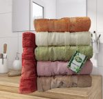 Set 6 prosoape baie Best Cotton - 100% bambus sedef, 50x90 cm, multicolor