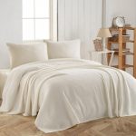 Set 2 Fete de perna Best Cotton Hotel, 100% bumbac, Olandina color,  dimensiunea 50x70 cm, ivoire - imagine 2