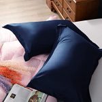 Set 2 fete de perna Best Cotton Damasc Saten DeLux - 100% bumbac, bleumarin