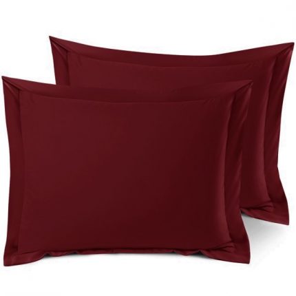 engros-set fete de perna astoria home damasc saten delux 50x70 cm bumbac burgundy