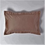 Set 2 fete de perna Best Cotton Damasc Saten DeLux - 100% bumbac, ciocolata - imagine 3