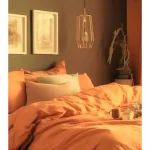 Set 2 Fete de perna Best Cotton Hotel, 100% bumbac, Olandina color, dimensiunea 50x70 cm, ceramic