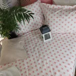 Pachet cearsaf de pat 220x240 cm + 2 fete de perna 50x70 cm Best Cotton Deco 37 - Ranforce color, 100% bumbac - imagine 4