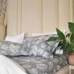 Pachet cearsaf de pat 220x240 cm + 2 fete de perna 50x70 cm Best Cotton Deco 47 - Ranforce color, 100% bumbac - imagine 2