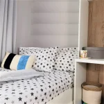 Pachet cearsaf de pat 220x240 cm + 2 fete de perna 50x70 cm Best Cotton Deco 40 - Ranforce color, 100% bumbac - imagine 3