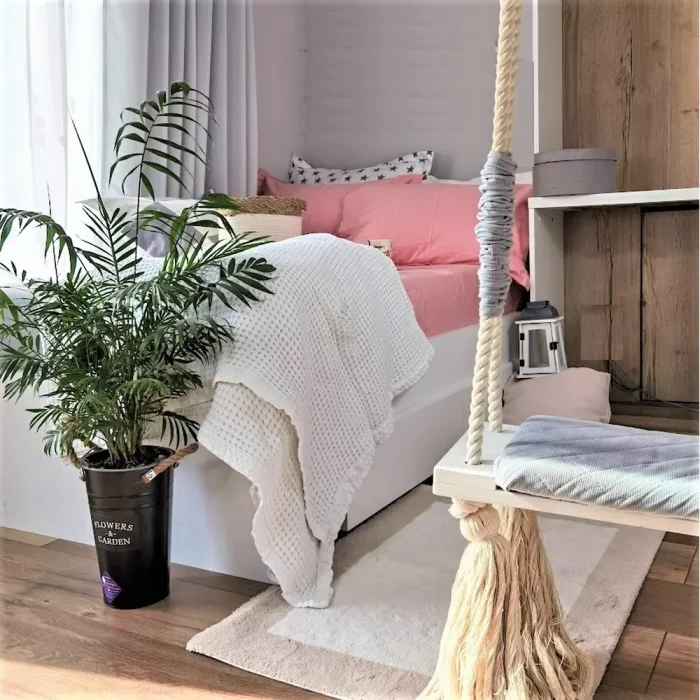 Pachet cearsaf de pat 220x240 cm + 2 fete de perna 50x70 cm Best Cotton Deco 46 - Ranforce color, 100% bumbac - imagine 2