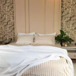 Pachet cearsaf de pat 220x240 cm + 2 fete de perna 50x70 cm Best Cotton Deco 50 - Ranforce color, 100% bumbac - imagine 4