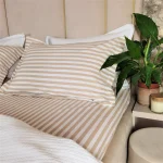 Pachet cearsaf de pat 220x240 cm + 2 fete de perna 50x70 cm Best Cotton Deco 50 - Ranforce color, 100% bumbac - imagine 2