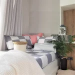 Pachet cearsaf de pat 220x240 cm + 2 fete de perna 50x70 cm Best Cotton Deco 41 - Ranforce color, 100% bumbac - imagine 3