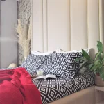 Pachet cearsaf de pat 220x240 cm + 2 fete de perna 50x70 cm Best Cotton Deco 49 - Ranforce color, 100% bumbac