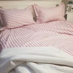 Pachet cearceaf de pat 220x240 cm + 2 fete de perna 50x70 cm Best Cotton Deco 59 - Ranforce color, 100% bumbac - imagine 4