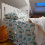 Pachet cearsaf de pat 220x240 cm + 2 fete de perna 50x70 cm Best Cotton Deco 61 - Ranforce color, 100% bumbac - imagine 2