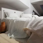 Pachet cearsaf de pat 220x240 cm + 2 fete de perna 50x70 cm Best Cotton Deco 60 - Ranforce color, 100% bumbac - imagine 3