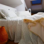 Pachet cearsaf de pat 220x240 cm + 2 fete de perna 50x70 cm Best Cotton Deco 60 - Ranforce color, 100% bumbac - imagine 2