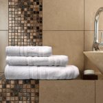 Prosop Best Cotton Hotel - Greek Border Jacquard , 100% Bumbac, 70x140 cm, alb, 500g/mp - imagine 3