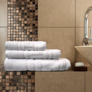engros Pachet 6 prosoape Jacquard baie pentru maini Greek Border - 100% bumbac, 30x50 cm, alb 12 engros-lazy