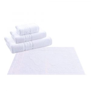 engros Prosop jacquard - Best Cotton Hotel, fara model - 50x90 cm - 100% bumbac, 600 g, alb 7 engros-lazy