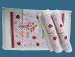Set 3 prosoape de bucatarie Best Cotton - model ciucuri, 100% Bumbac, 40x60 cm 01 - imagine 8
